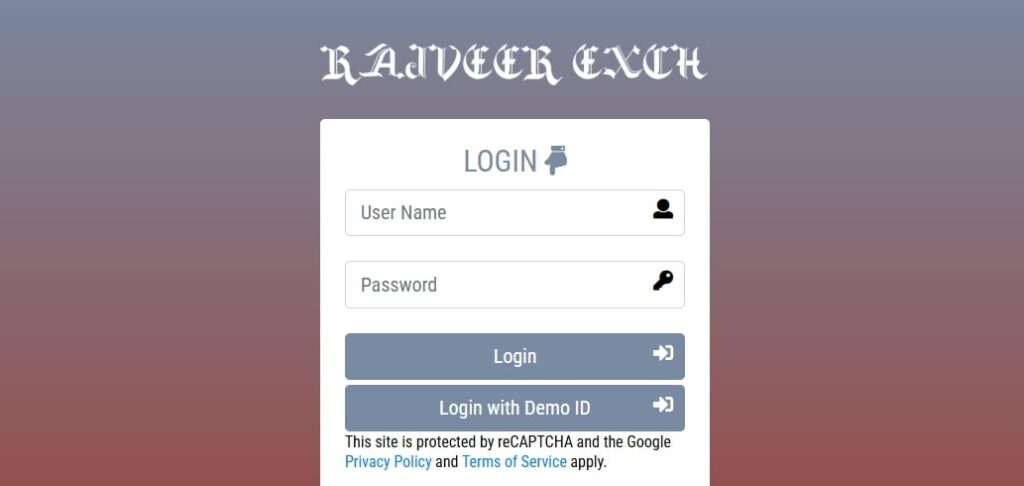 Rajveer Exchange Login