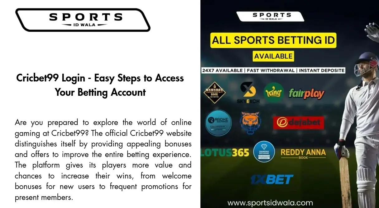 Cricbet99 Login - Sports Id Wala (1)