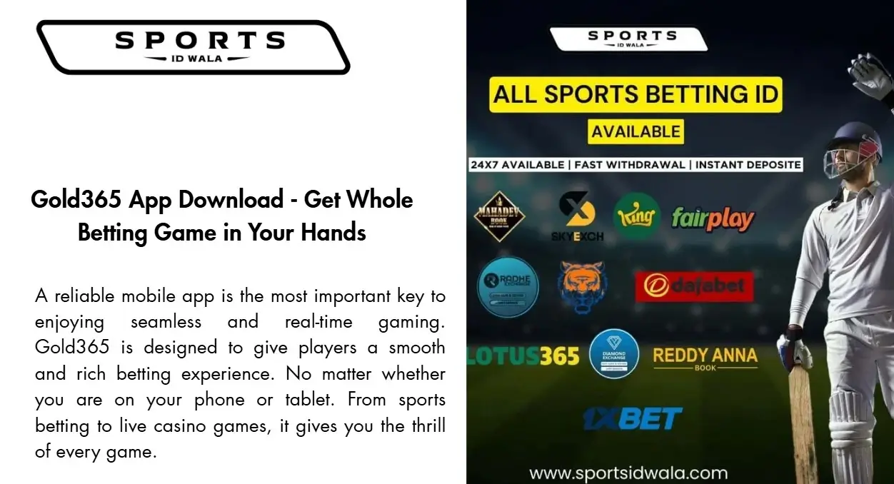 Gold365 App Download - Sports Id Wala (1)