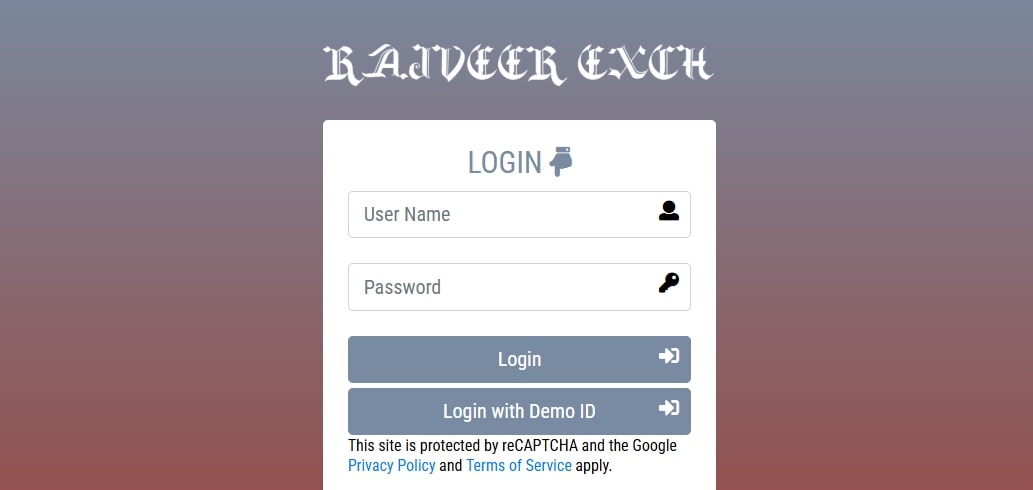 Rajveer Exchange Login